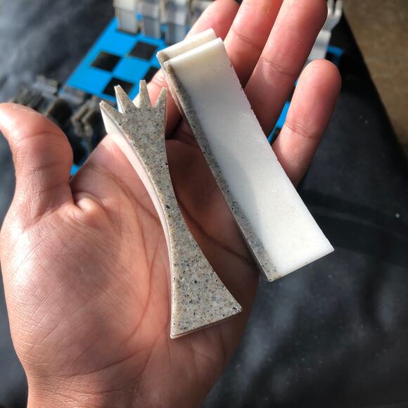 Chess Set - Blue & White Deluxe - Picture 7 of 11